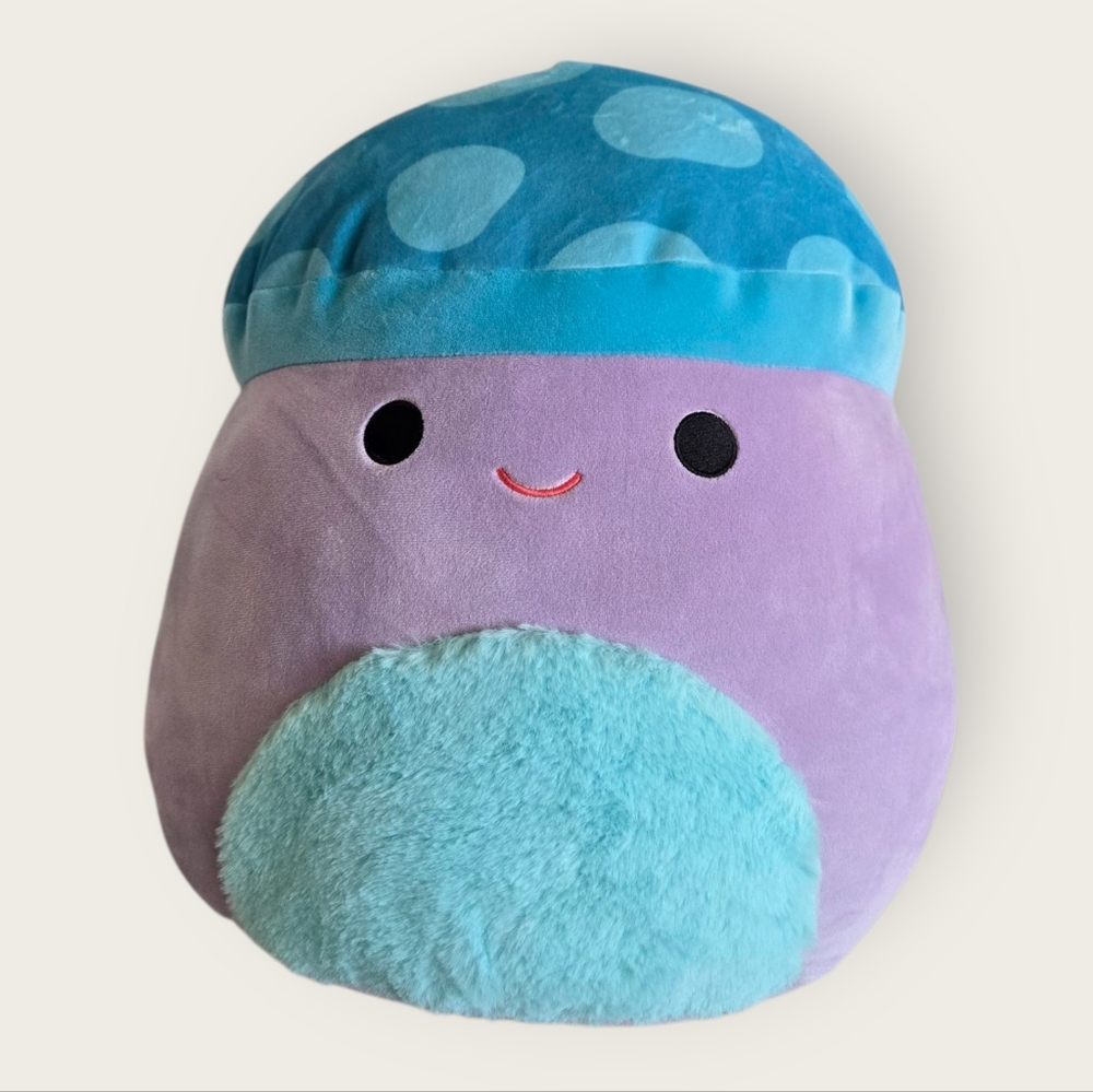 Squishmallows Purple and Blue Mushroom Plush 12 Inch With Tags